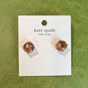 Never Used Light Peach Kate Spade Studs